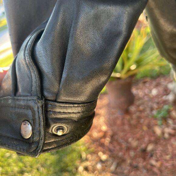 Joseph & Feiss Black Lambskin Leather Jacket Coat XX Large  Zip Front Bomber - Picture 4 of 13